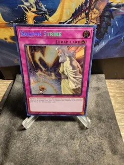 RA02-EN079 Solemn Strike Secret Rare YuGiOh! 1st Edition NM - Image 1