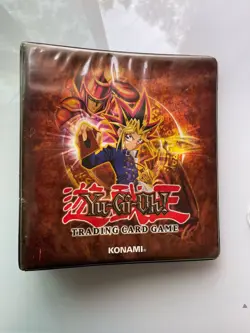 Yugioh Vintage 1996 3 Ring Binder Large Official Konami TCG Dark Magician - Image 1