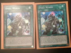2x SMALL WORLD - PRIMSATIC SECRET RARE 1ST EDITION MP22-EN225 YUGIOH! Mint - Image 1