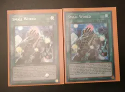 2x SMALL WORLD - PRIMSATIC SECRET RARE 1ST EDITION MP22-EN225 YUGIOH! Mint - Image 5