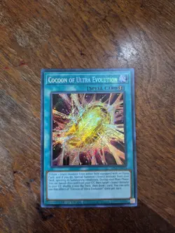 Yugioh Cocoon of Ultra Evolution LDS1-EN073 Secret Rare Limited Edition NM - Image 1