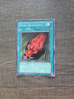 RUSH RECKLESSLY MAGIC SPELL CARD 1ST EDITION MRL-043 RARE YUGIOH - Image 1