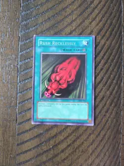 RUSH RECKLESSLY MAGIC SPELL CARD 1ST EDITION MRL-043 RARE YUGIOH - Image 1