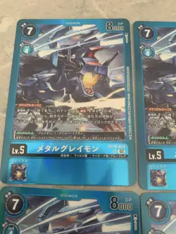 Metal Greymon Bt10 Limited Card Digimon Sr Parallel - Image 2