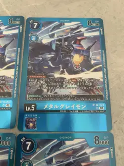 Metal Greymon Bt10 Limited Card Digimon Sr Parallel - Image 3