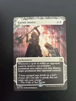 Karmic Justice Wilds of Eldraine: Enchanting Tales Regular Rare Mtg 07 - Image 1