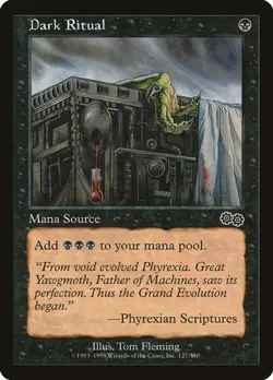 Dark Ritual Urza's Saga HP MTG - Image 1