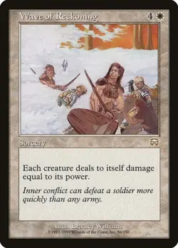 Wave of Reckoning Mercadian Masques HP MTG - Image 1