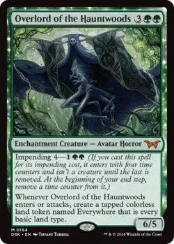 MTG English Overlord of the Hauntwoods NM Normal Duskmourn: House of Horror - Image 1
