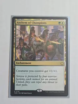 Anthem of Champions - Foundations - NM - MTG Magic - Rare - Enchantment - Image 1