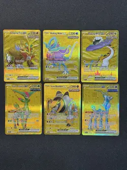 Temporal Forces Gold Holo Pokemon 6 Card Set - Image 1