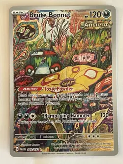 Brute Bonnet 207/182 Sv04: Paradox Rift Illustration Rare Pokemon Card - NM - Image 1