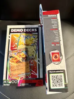 Pokemon Demo Decks Pikachu ex & Charizard ex Factory Sealed 2024 Level 1 x2 - Image 3