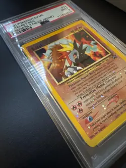 2001 POKEMON GAME MOVIE POKEMON 3 MOVIE PROMO #34 ENTEI-REVERSE FOIL PSA 9 - Image 3