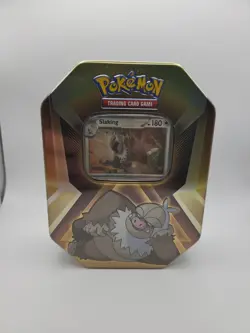 Pokemon TCG Triple Whammy Collector Tin - SLAKING with 3 Packs 3 Promos - Image 1