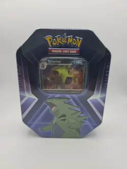 Pokemon TCG Triple Whammy Collector's Tin - Tyranitar - SEALED - Image 1