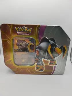 Pokemon TCG Paradox Destinies Tin IRON BOULDER EX - Image 1