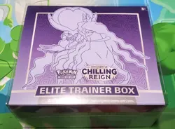 Pokemon Chilling Reign Shadow Rider Calyrex ETB New Factory Sealed - Image 1