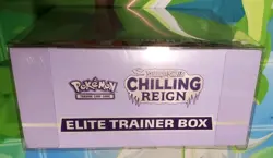 Pokemon Chilling Reign Shadow Rider Calyrex ETB New Factory Sealed - Image 3