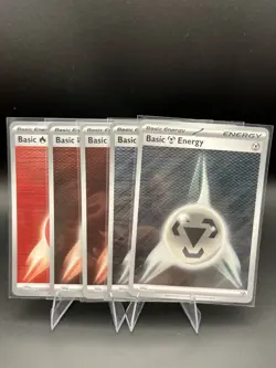 Pokemon Scarlet And Violet Holo Energy Lot-5 Cards - Image 1