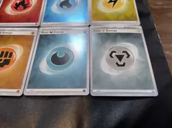 Basic Energy Reverse Holo Prismatic Evolutions Complete 8 Pokemon Card Set NM - Image 5