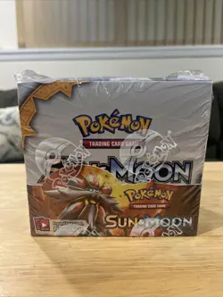 Pokemon Sun And Moon Base Set Booster Box 2017 Sealed - Image 1