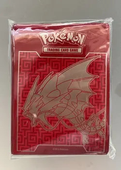 Pokemon TCG: XY Breakpoint ETB Sleeves SEALED Mega Gyarados 2016 (65 sleeves) - Image 1