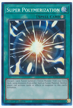 Yugioh Super Polymerization RA03-EN053 1st Ed Prismatic Collector's Rare NM - Image 1