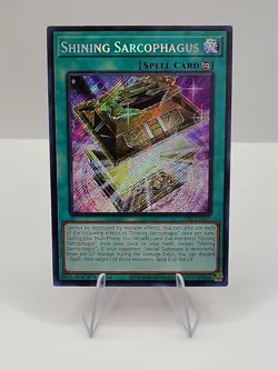 1x (MP) Shining Sarcophagus - LEDE-EN051 - Secret Rare - 1st Edition YuGiOh - Image 1