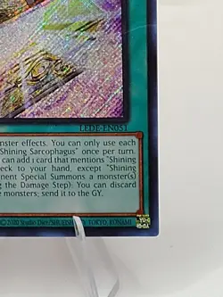 1x (MP) Shining Sarcophagus - LEDE-EN051 - Secret Rare - 1st Edition YuGiOh - Image 4