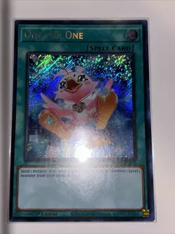 One for One - RA03 - Secret Rare (SCR) - Yugioh - Image 1