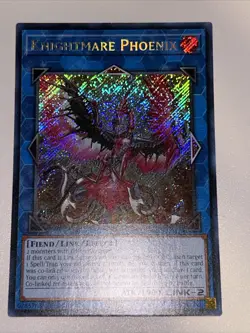 Yugioh! Knightmare Phoenix - RA03-EN042 - Secret Rare - 1st Edition Near Mint, E - Image 1