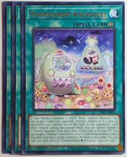 Yugioh x3 Yummyusment Acroquey JUSH-EN024 Rare 1st Edition - Image 1