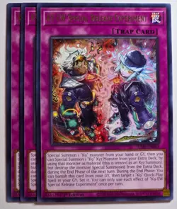 Yugioh x3 K9-EW Speical Release Experiment JUSH-EN041 Rare 1st Editon - Image 1