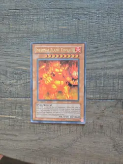 YuGiOh Infernal Flame Emperor 1st Edition- SD3-EN001 - Image 1