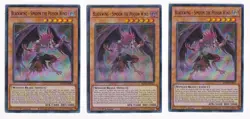 YUGIOH BLACKWING - SIMOON THE POISON WIND X3 BLCR-EN062 1ST.ED. ULTRA - Image 1