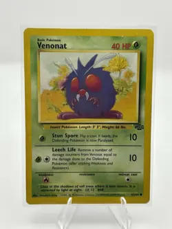 Venonat 63/64 - Jungle SET - VINTAGE WOTC Pokemon Card - UNLIMITED - Image 1