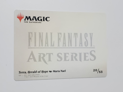 Terra Herald of Hope - Signature Stamped Art Card - Final Fantasy Art Series MtG - Image 2