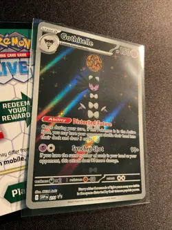 Pokemon TCG Gothitelle 211 Black Star Promo + Tech Sticker + Code Card Near Mint - Image 3