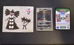 Pokemon TCG Gothitelle 211 Black Star Promo + Tech Sticker + Code Card Near Mint - Image 1