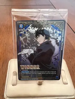 Union Arena Roy Mustang Alternate Art Winner Foil Card UEPR/FMA-1-053 English - Image 1