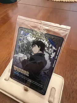 Union Arena Roy Mustang Alternate Art Winner Foil Card UEPR/FMA-1-053 English - Image 3
