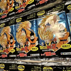 15 Pack Lot 2002 Dragon Ball Z CCG Series 4 10 Card Booster Japanese ArtBox DBZ - Image 1