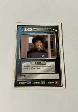 Star Trek CCG Personnel Federation Alyssa Ogawa Uncommon Card - Image 1