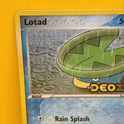 LOTAD ( 63/107 ) EX DEOXYS Holo 2005 Pokemon/ Nintendo Card - Image 3