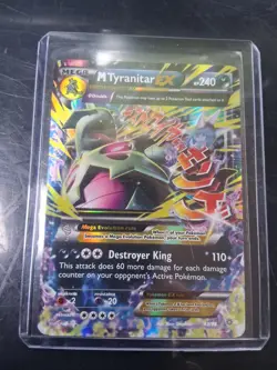 Pokemon TCG Mega M Tyranitar EX Ancient Origins Holo Ultra Rare Card 43/98 - Image 1