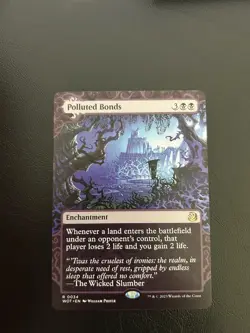 Polluted Bonds Wilds of Eldraine: Enchanting Tales Regular Rare Mtg 34 - Image 1