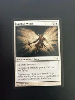 Nimbus Wings Zendikar Regular Common Mtg 28 - Image 1