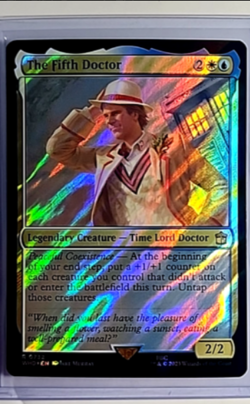 2023 MTG Magic The Gathering WHO Doctor Who Surge Foil #732 The Fifth Doctor 5th - Image 1