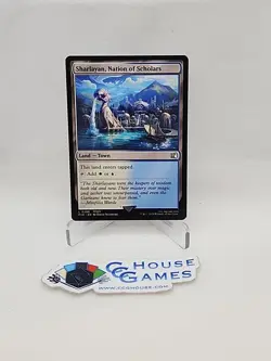 Sharlayan, Nation Of Scholars MTG Misprint Crimp Final Fantasy *CCGHouse* - Image 1
